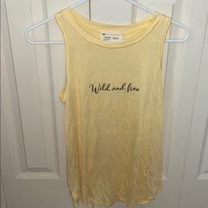 Yellow Tank Top
